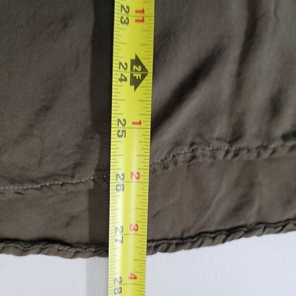 Bella dahl brown tunic with lace up collar - Picture 4 of 10